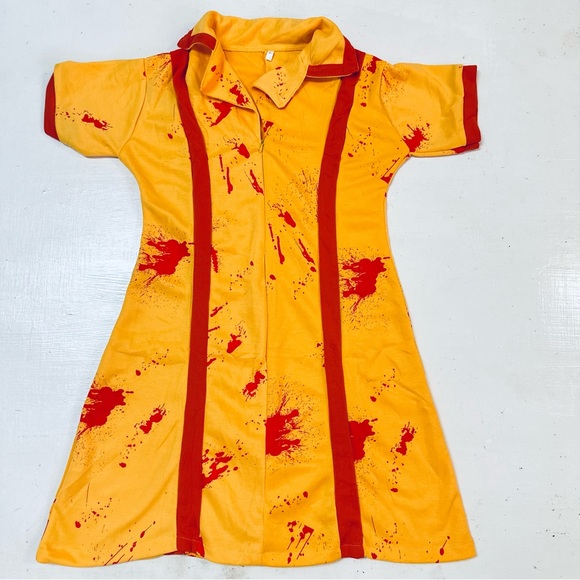 HALLOWEEN SEXY DRESS COSTUME ADULT LADIES WOMENS  Zombie HORROR  Size L - Picture 5 of 10